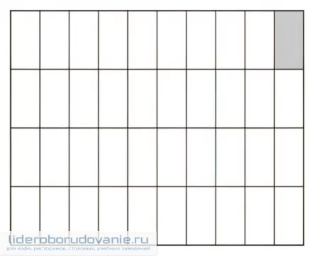 Решетка PANERO G 40 50X100 MM для SQ и PB (миниатюра)