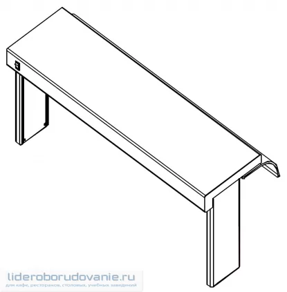 Полка линии раздачи KOGAST ST-1N-180L 39569 (миниатюра)