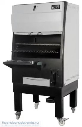 Гриль угольный PIRA BR-130G LUX INOX (миниатюра)