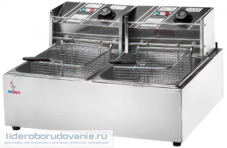 Фритюрница AIRHOT EEF6+6 Фритюрница AIRHOT EEF6+6 (миниатюра)