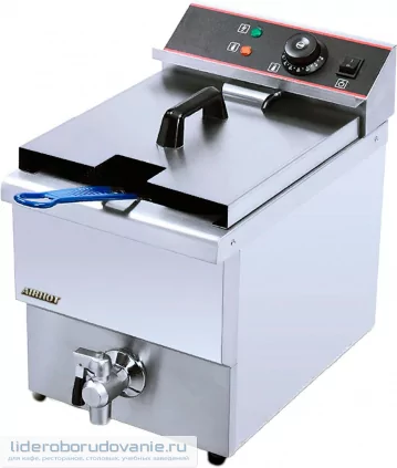 Фритюрница AIRHOT EF8T с краном (миниатюра)