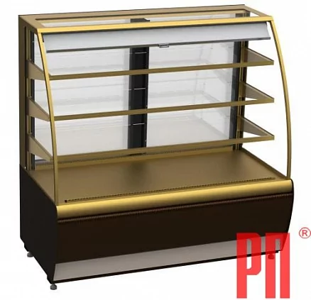 Витрина кондитерская Carboma K70 VM 1,3-2 STANDARD 0102-0109 (ВХСВ-1,3Д) (миниатюра)