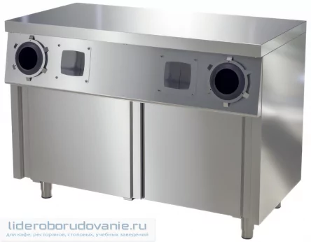 Стол-тумба ATESY с диспенсерами для стаканов СТД-2/1200-2 (миниатюра)