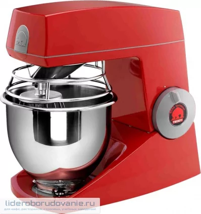 Миксер планетарный BEAR VARIMIXER TEDDY 5L красный (миниатюра)