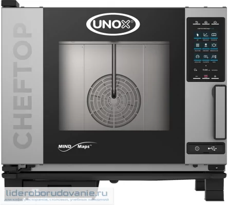 Пароконвектомат UNOX XEVC-0511-GPRM газ (миниатюра)