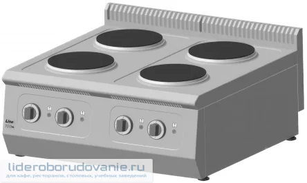 Плита электрическая ITERMA ПКЭ-800/700М-4/2 (миниатюра)