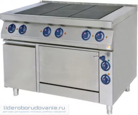Плита 6 конфорочная KOGAST ES-T67/1-0 55834 (миниатюра)