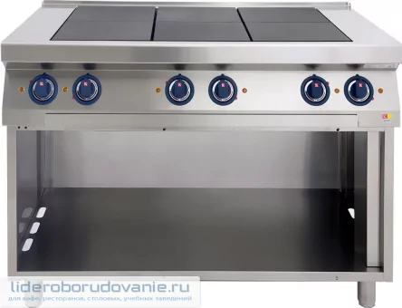 Плита 6 конфорочная KOGAST ES-T67/P 55833 (миниатюра)
