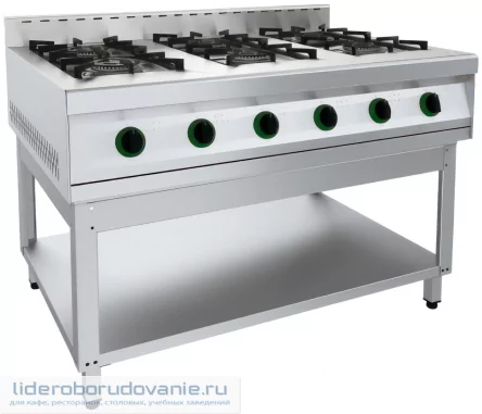 Плита газовая ПищТех ПГ-6-01 Плита газовая ПищТех ПГ-6-01 (миниатюра)