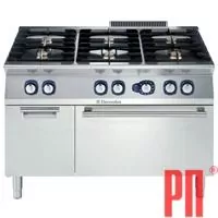 Плита 6 конфорочная ELECTROLUX E7GCGL6C10 371005 (миниатюра)