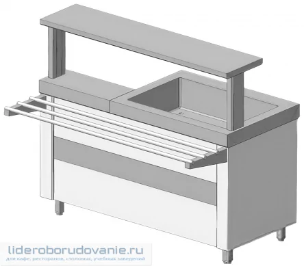 Прилавок первых и вторых блюд ITERMA МЭ-У-1507-21К3 Прилавок первых и вторых блюд ITERMA МЭ-У-1507-21К3 (миниатюра)
