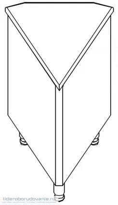 Прилавок угловой KOGAST SAE-45 (миниатюра)