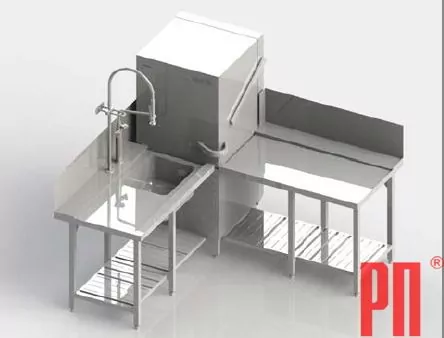 Стол чистой посуды WINTERHALTER 1200х750х850 (миниатюра)