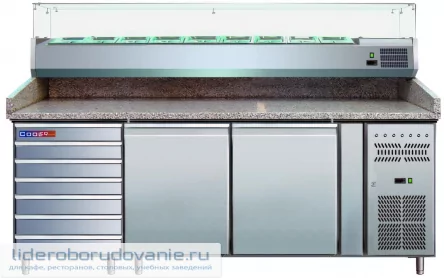 Стол для пиццы COOLEQ PZ2610TN-VRX380 (миниатюра)