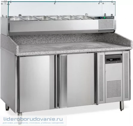 Стол для пиццы TEFCOLD PT1200 + VK38-150 (миниатюра)
