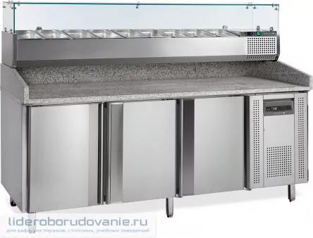 Стол для пиццы TEFCOLD PT1300 + VK38-200 Стол для пиццы TEFCOLD PT1300 + VK38-200 (миниатюра)