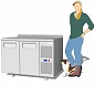 Стол холодильный POLAIR TM2-GC