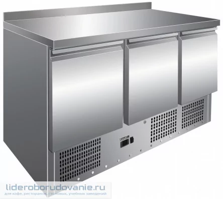 Стол холодильный COOLEQ S903 TOP S/S борт (миниатюра)