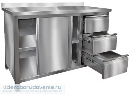 Стол пристенный ITERMA СБ-271/1206 купе/ящики (миниатюра)