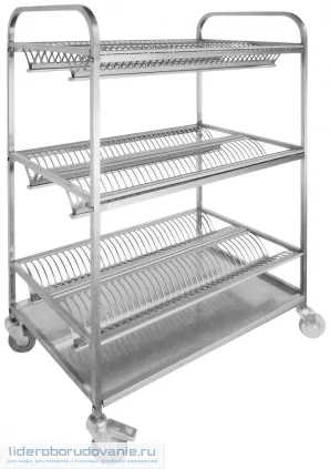 Тележка для тарелок ITERMA ТТ 1060/570/1100 (300) (миниатюра)