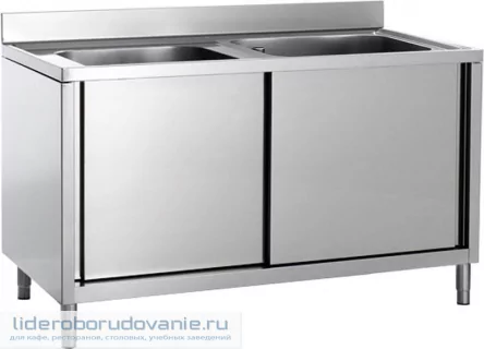 Ванна моечная ANGELO PO ELA1225 двойная (миниатюра)