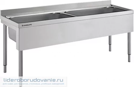 Ванна моечная ANGELO PO 20L28 двойная Ванна моечная ANGELO PO 20L28 двойная (миниатюра)