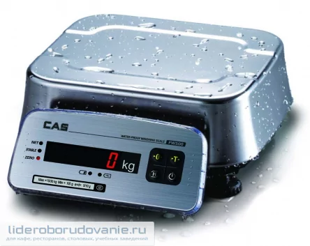 Весы порционные электронные CAS FW500-15E (миниатюра)
