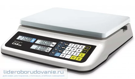Весы электронные торговые CAS PR-15B (LCD, II) RS (миниатюра)