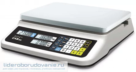 Весы электронные торговые CAS PR-6B (LCD, II) RS (миниатюра)