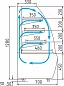 Витрина кондитерская Carboma K70 VV 0,9-1 STANDARD 9006-9005 (ВХСВ-0,9Д люкс) техно