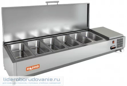 Витрина холодильная HICOLD VRTU 1390 (миниатюра)