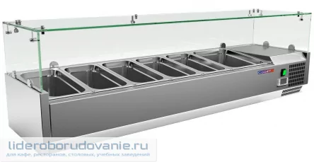 Витрина холодильная COOLEQ VRX 1500/380 (миниатюра)