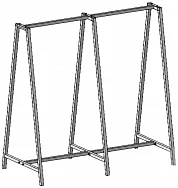 Вешало для туш ITERMA СТ-1х1-1200/700/2000