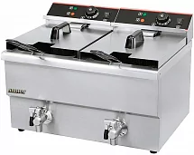 Фритюрница AIRHOT EF8T+8T с краном