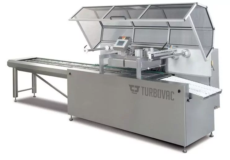 Автоматические конвейерные запайщики контейнеров Turbovac TPS-1000/2000